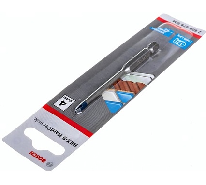 Сверло для плитки HEX-9 HardCer 4x90 мм Bosch 2608579504