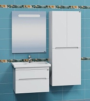 Мебель для ванной Санта Лондон 70 см, подвесная (рак.Фостер 70), белый