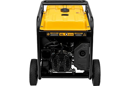 Бензиновый генератор Denzel PS-120EA 12 кВт, 230 В, 40 л, разъём ATS, электростартер 946964