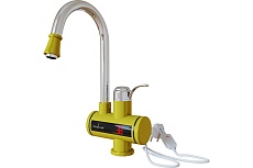 Смеситель-водонагреватель Mixline проточного типа wh-003 gold, 3.3 квт, УЗО, кухня, индикатор температуры 551719