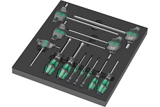 Набор отверток в ложементе WERA 9713 Hex 1, 12 предметов WE-150104