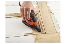 Дельтавидная шлифмашина Black&Decker Mouse в кейсе BEW230K-QS