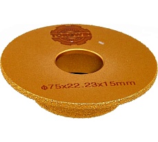 Фреза алмазная кромочная по камню 75х22.2х15 мм TORGWIN T1104866