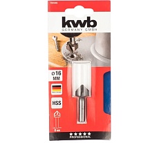 Зенкер по металлу (16 мм; хвостовик 8 мм) KWB 7044-40