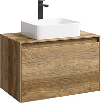 Тумба со столешницей Aqwella 5 stars Mobi 80 см корпус дуб балтийский