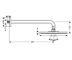 Верхний душ Hansgrohe Raindance Air 27474000