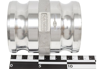 Алюминиевый камлок TITAN LOCK (переходник ниппель 3" х ниппель 3") TL300AAAL