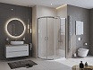 Поддон для душа BelBagno TRAY-MR-UNO-RH-120/90-550-35-W-R-BO 120x90 четверть круга, правый, накладка белый