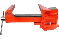 Слесарные поворотные тиски AV Steel сталь 300мм AV-940012