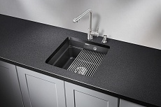 Кухонная мойка Granula Kitchen Space KS-4501U 45 см черный