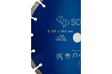 Диск алмазный PROFESSIONAL сегментный по железобетону (230х22.2 мм) Solga Diamant 13703230