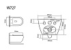 Подвесной унитаз Black&White Universe W-727 безободковый, с микролифтом