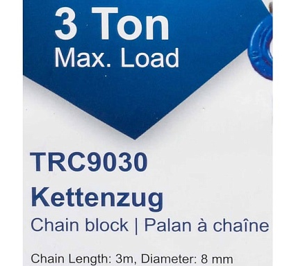 Таль цепная ручная Scheppach 3т Sch-TRC9030(59212)