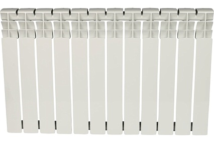 Биметаллический радиатор Rommer Optima BM 500 12 секций RAL9016 89574