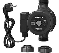 Насос циркуляционный Sibio 25/8-180мм с гайками, кабель, медная намотка S-UPS25/8-180