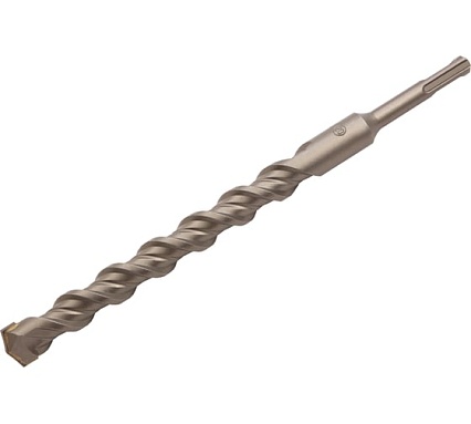 Бур по бетону, двойная спираль, Cobalt W-tip (20x260 мм; SDS PLUS) Denzel 705047