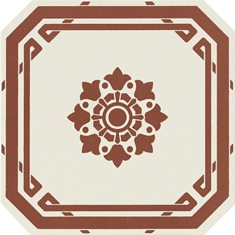 Керамогранит Ceramiche Grazia Old England Ottagono Dec Ed Chester 20x20 см, OEOD3