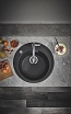 Кухонная мойка Grohe K200 31656AP0 51 см черный гранит