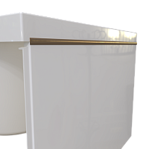 Декоративный молдинг Радомир Патрисия на торцевую панель 185x85 бронза 1-222-4-0-0-333