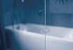 Шторка для ванны Ravak VSK2 Rosa белая/Transparent 150x150 L