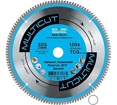 Диск пильный по мультиматериалам Multicut 305x30/25.4 мм, Z=120 tcg Diamond Industrial DIDM305Z120