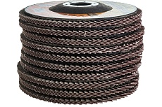 Круг лепестковый торцевой по металлу (10 шт; 125х22 мм; Р100) Креост 5506125-100