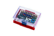 Набор вставок бит 1/4, TORX, HEX, PZ, PH, SLOT, 33 предмета Мастак 058-10033C