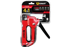 Степлер строительный 4 в 1 GRAFF SG04 4-14 мм 2402005
