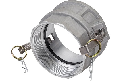 Алюминиевый камлок TITAN LOCK типа D серия "EcoLine", розетка внутренняя резьба BSP 4", TL400DAL-EL