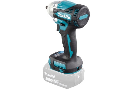 Аккумуляторный ударный гайковерт Makita бесщеточный, 18 В, Li-ion, BL-мотор, 0-3200 об\мин, 0-4000 уд\мин, 300 Нм, 4 скорости, 3\8", подсветка, М10-М20, б/акк и ЗУ DTW302Z
