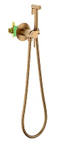 Смеситель Timo Saona 2338/19SM с гигиеническим душем, розовое золото
