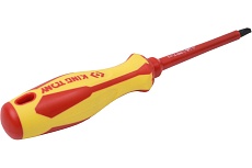 Комбинированная диэлектрическая отвертка King Tony Slotted/Phillips №2, 100 мм 147E0204