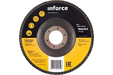 Круг лепестковый (125х22,2 мм; P120) Inforce 11-01-041