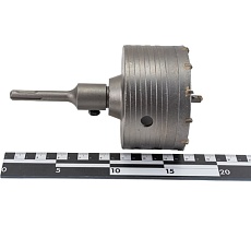 Коронка в сборе по бетону (100 мм; М22) Vertextools 222-0100