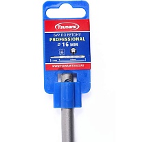 Бур по бетону SDS-plus Professional 16x310 мм Tsunami T10610200016310