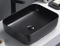 Раковина CeramaLux NC 2105-1МВ 50 см черный матовый