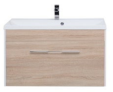 Тумба с раковиной Aquanet Августа 100 см дуб сонома