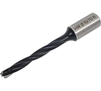 Сверло для глухих отверстий DORIGO HW Ø5x43x70 A.10x20 Z.2 RH 11050903