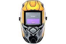 Маска сварщика РОБОТ Ф1, хамелеон, 90x35 мм, DIN 11, 1/1/1/2, Li п/п, MPP Тундра 9235235