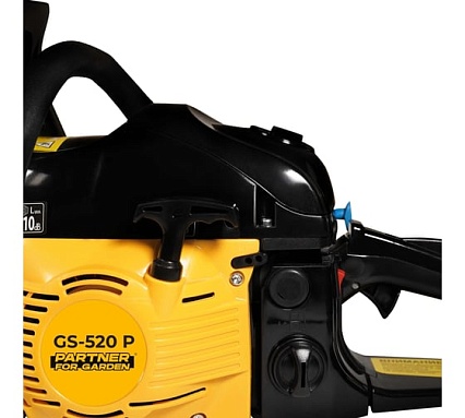 Бензопила цепная бензиновая Partner For Garden GS 520 P (3,5 л.с, мощность 2,4 кВт, объем двигателя 49,3 см3 , длина шины 20" - 50 см) ( ШК ) 5580