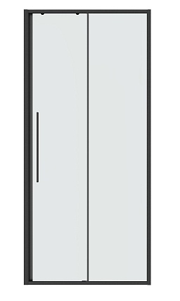 Душевая дверь Niagara Nova 100x195 прозрачное, графит NG-34-10AGR
