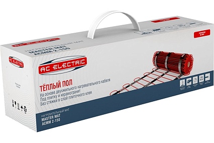 Нагревательный мат AC Electric ACMM 2-150-1.5 комплект теплого пола НС-1179153