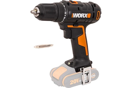 Аккумуляторная дрель-шуруповерт Worx 50Нм, 20В, без АКБ и ЗУ WX108.9