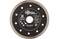 Диск алмазный отрезной Турбо ультратонкий Grand hot press (125х22.23 мм) TRIO-DIAMOND GTT702