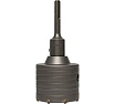 Коронка буровая по бетону с оснасткой Master TCT-72 (72 мм; М22; SDS-plus) EKF tct-72-m22