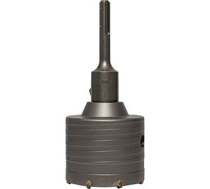 Коронка буровая по бетону с оснасткой Master TCT-72 (72 мм; М22; SDS-plus) EKF tct-72-m22