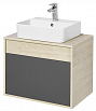 Мебель для ванной Акватон Лофт Урбан 65 см графит/дуб орегон
