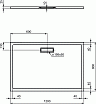 Поддон для душа Ideal Standart Ultra Flat New 120x80, белый матовый