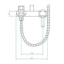 Душевая стойка RGW Shower Panels SP-31 хром, термостат