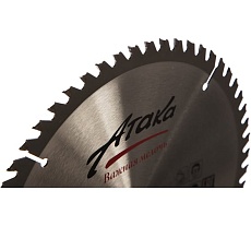 Диск пильный по дереву (230х30 мм; 56T; б/рез тон.) АТАКА 8079420